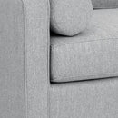 Sunpan Lautner Sofa Bed Chaise - Raf - Limelight Honey / Liv Dove