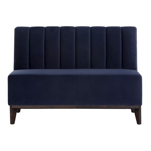 Sunpan Kosovo Modular Banquette Bench Abbington Navy / Polo Club Stone