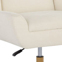 Sunpan Mirian Office Chair - Zenith Alabaster