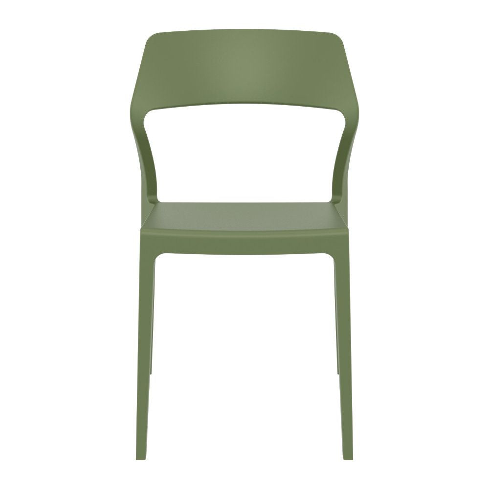 Compamia Snow Dining Chair Olive Green/Marsala- Set of 2