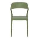 Compamia Snow Dining Chair Olive Green/Marsala- Set of 2