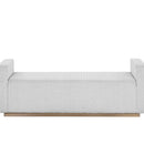 Sunpan Odette Bench - Ernst Silverstone / Maven Black