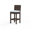 Sunset West Montecito Wicker Counter Stool with Cushion