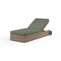 Sunset West Havana Adjustable Chaise with Cushion