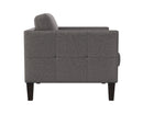 Sunpan Karmelo Armchair Cognac/Vintage Charcoal Leather