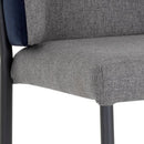 Sunpan Pearce Counterstool Dark Grey-Abbington Navy / Light Grey-Bravo Cognac