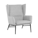 Sunpan Kasen Lounge Chair Belfast Heather Grey / Belfast Navy