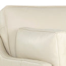 Sunpan Mackenzie Armchair - Astoria Cream Leather