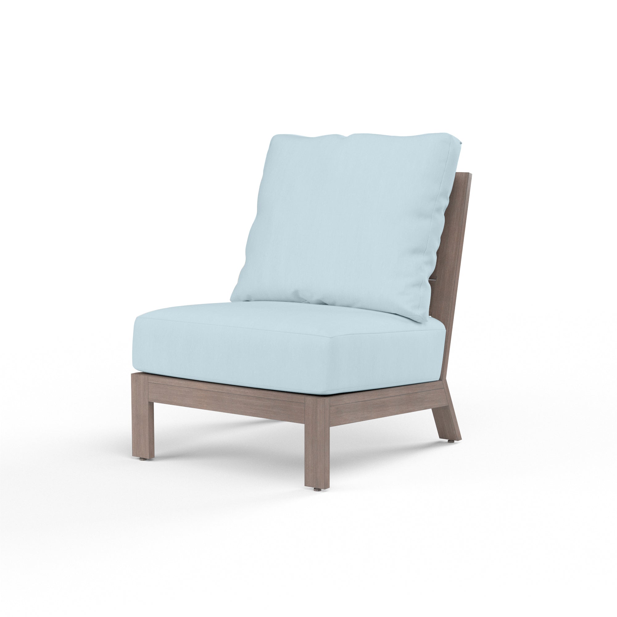 Sunset West Laguna Aluminum Armless Club with Cushion