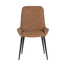 Sunpan Iryne Dining Chair in Bounce Nut / Bounce Smoke / Bounce Stone - Set of Two