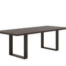 Sunpan Thanus Dining Table 94.5'' Brown Oak / Light Oak