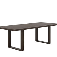 Sunpan Thanus Dining Table 94.5'' Brown Oak / Light Oak
