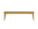 Greenington Currant Long Bench, Caramelized / Black Walnut