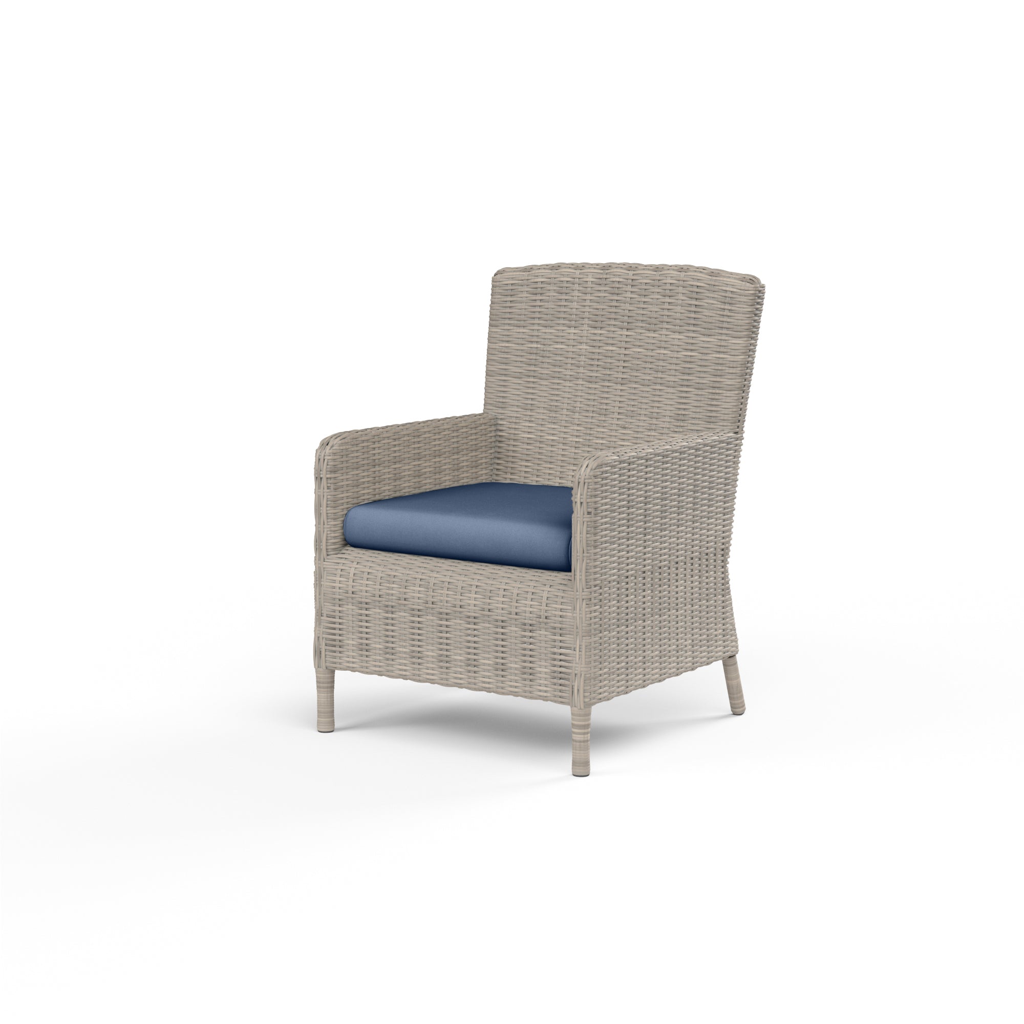 Sunset West Manhattan Wicker Dining Chair with Cushion