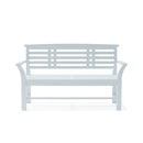Anderson Teak Sakura 2-Seater Teak Bench In White Finish