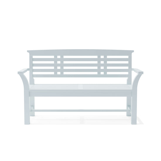 Anderson Teak Sakura 2-Seater Teak Bench In White Finish