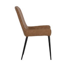 Sunpan Iryne Dining Chair in Bounce Nut / Bounce Smoke / Bounce Stone - Set of Two