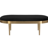 Sunpan Jolie Bench - Black Sky