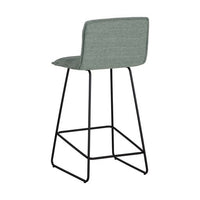 Sunpan Jovanah Counter Stool in Aosta Autumn / Aosta Jade / Bravo Black - Set of Two