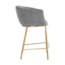 Sunpan Nadine Counter Stool Chacha Grey / Chacha Navy