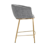 Sunpan Nadine Counter Stool Chacha Grey / Chacha Navy