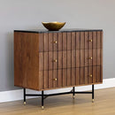 Sunpan Wellington Chest Black / White Marble