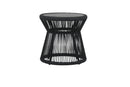 Sunset West Milano End Table with 20" Honed Absolute Granite Insert Top