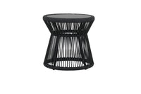 Sunset West Milano End Table with 20" Honed Absolute Granite Insert Top