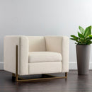 Sunpan Penley Armchair - Zenith Alabaster
