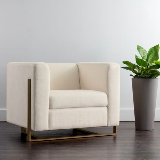 Sunpan Penley Armchair - Zenith Alabaster