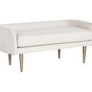 Sunpan Sammy Bench Black / Cream / Grey Sky