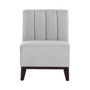 Sunpan Kosovo Modular Banquette - Single Seat in Abbington Navy / Polo Club Stone