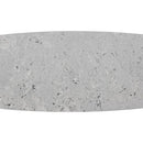 Sunpan Kali Dining Table 70.5" in Black - Grey Marble / Pale Honey - White Marble