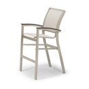 Telescope Casual Bazza Marine Grade Polymer/Aluminum Sling Balcony Height Stacking Cafe Chair