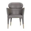 Sunpan Melody Dining Armchair Napa Stone / Napa Taupe