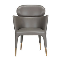 Sunpan Melody Dining Armchair Napa Stone / Napa Taupe