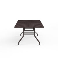 Sunset West La Jolla Aluminum 72" Rectangular Dining Table