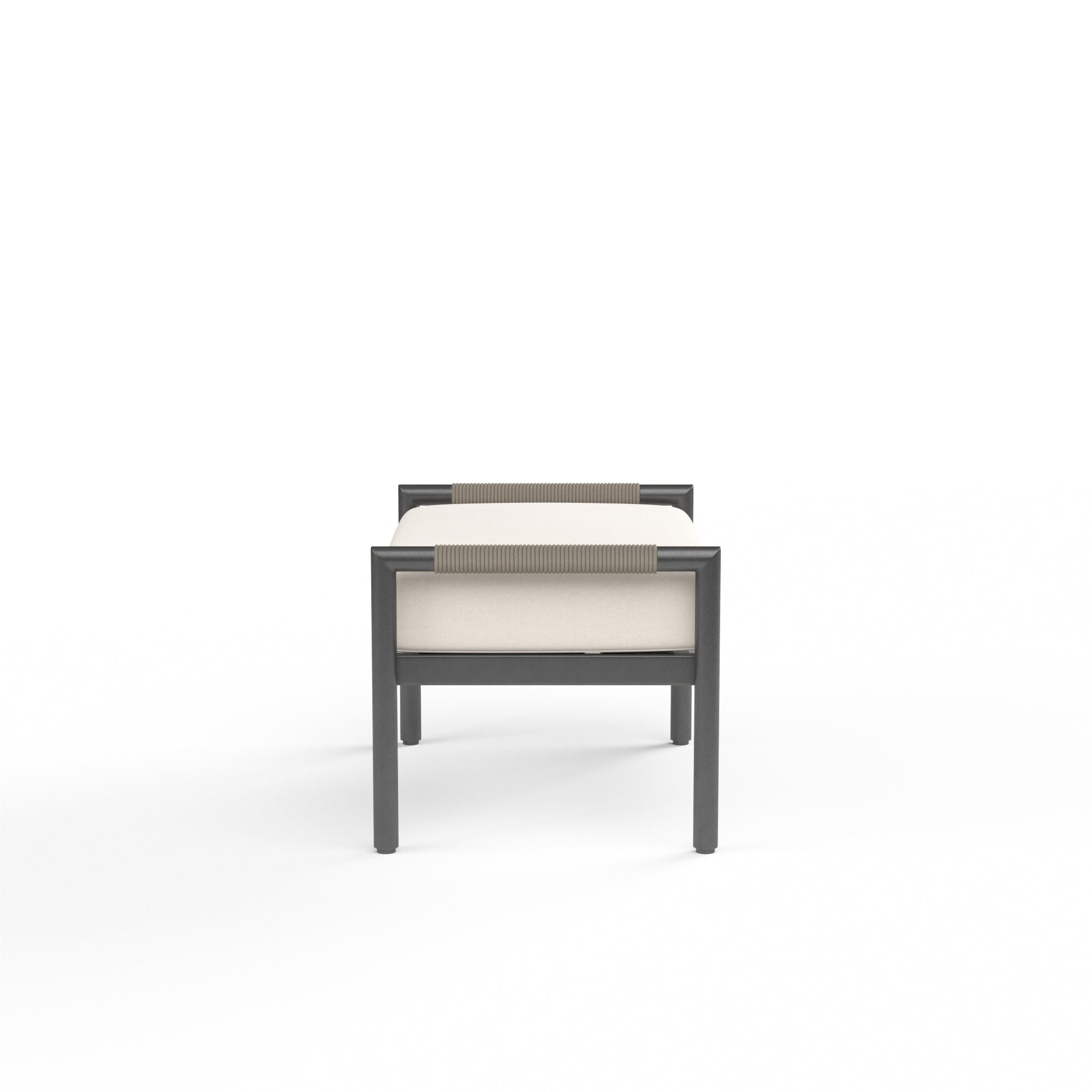Sunset West Pietra Ottoman with Cushion