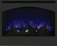 Amantii 31" Zero Clearance Fireplace with 32" x28" Arch Steel Surround