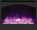 Amantii 31" Zero Clearance Fireplace with 32" x28" Arch Steel Surround