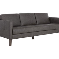 Sunpan Karmelo Sofa Cognac / Vintage Charcoal Leather