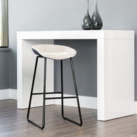 Sunpan Skylar Barstool - Polo Club Stone / Dillon Thunder