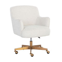 Sunpan Karina Office Chair Cornflower Blue Sky / Copenhagen White