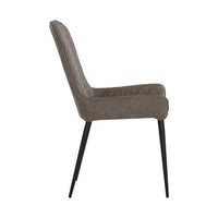 Sunpan Iryne Dining Chair in Bounce Nut / Bounce Smoke / Bounce Stone - Set of Two