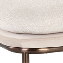 Sunpan Koffi Stool Dark Bronze-Chacha Cream Meg Taupe / Gun Rey-Chacha Grey Antonio Charcoal