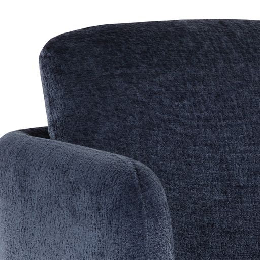 Sunpan Gilley Swivel Lounge Chair - Bergen Navy / Meg Ash