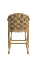 Sunset West Playa Barstool in Soothe Pearl with Flange Welt