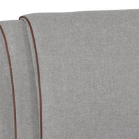 Sunpan Lowe Bed Queen / King - Belfast Heather Grey