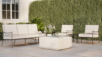Sunset West Provence Aluminum Sofa with Cushion