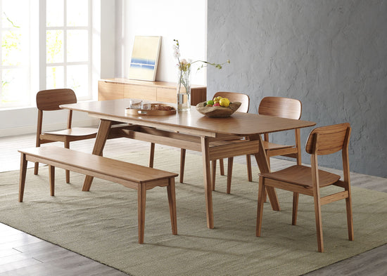 Greenington Currant 72 - 92" Extendable Dining Table In Caramelized / Black Walnut